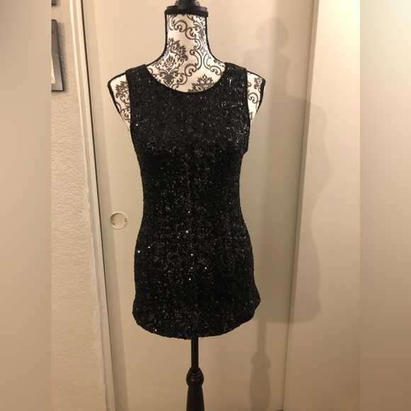 Velvet Tops - Sequence top, or could be worn as a very short dress. Very petite.
